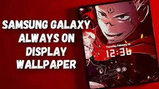 Samsung Galaxy : How To Set Always On Display Wallpapers