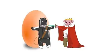 Technoblade and CaptainPuffy destroys the egg with sass_animatic