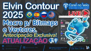 Elvin Contour Atualização 2025 Macro FREE Cria Contornos em Bitmaps e Vetores no CorelDRAW