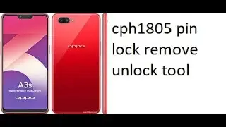 OPPO A3s (CPH1805) Pattern Password FRP Remove / Just 1 Click Via UnlockTool