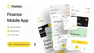 Finance App Design in Figma For Beginners | Part One