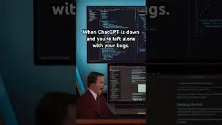 When ChatGPT is Down and You’re Left Alone with Your Bugs! 😱 #memes #shorts #coding #codinglife