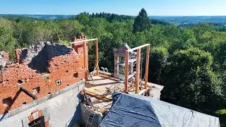 ITS HUGE! first part of the back roof goes up.