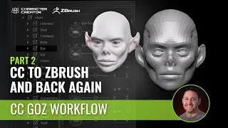 Update Proportions and Customize Characters with GoZ (Part 2/9) | Character Creator ZBrush Pipeline