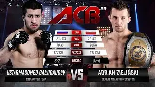 Устармагомед Гаджидаудов vs. Адриан Желински | Ustarmagomed Gadzhidaudov vs. Adrian Zielinski | ACB