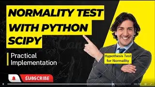 Normality test with python