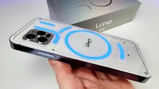 Плюнул на Xiaomi и iPhone и Взял ПРОЗРАЧНЫЙ Смартфон с RGB! 🔥Распаковка Unihertz Luna