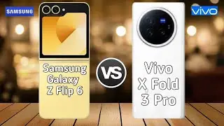 Samsung Galaxy Z Flip 6 Vs Vivo X Fold 3 Pro  | Full comparison ⚡ Which one is Best?