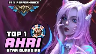 Wild Rift Ahri - Top 1 Ahri Star Guardian Gameplay Ex-Challenger Ranked