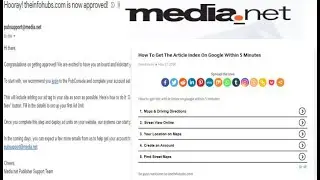 Media.Net Accout Approved | Adsense Alternative Media.Net Account | How to apply & approve media.net