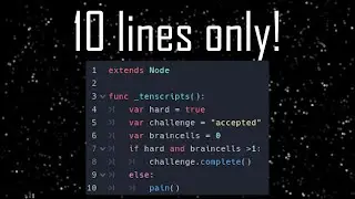 Making a game with only 10 lines of code!