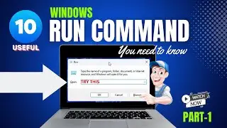 Top 10 Windows RUN COMMANDS Every User Should Know (Part 1) 🚀