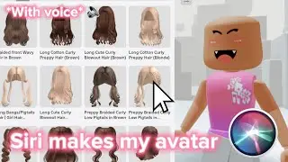 Siri Makes My Roblox Avatar 🤔😱 *WITH VOICE* ✨