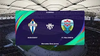 Budućnost vs FC Malisheva (18/07/2024) UEFA Europa Conference League PES 2021