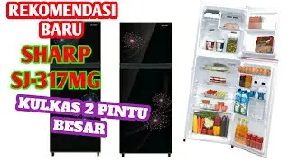 Rekomendasi! KULKAS SHARP SJ 317 MG LEMARI ES 2 PINTU SJ317MG SJ 317MG #review #sharp #kulkas