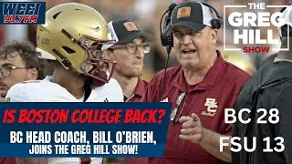 Boston College HC, Bill OBrien, Joins! Are the Eagles Back? || The Greg Hill Show