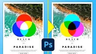 How To Convert RGB To CMYK In Photoshop CC Without Flattening Image