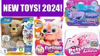 New Interactive Animatronic Toys 2024: Poe AI Story Bear, Funrise Furlings, Fingerlings Zuru Axolotl