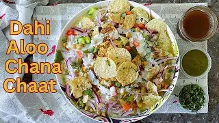 Dahi Aloo Chana Chaat | Tasty evening snack