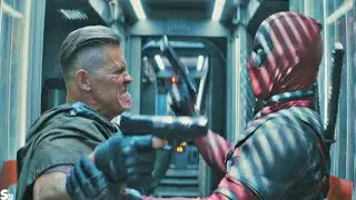 Deadpool vs Cable - Prisoner Car Fight Scene. | Deadpool 2 (2018)