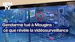 Gendarme tué à Mougins: les images de vidéosurveillance qui précèdent le drame