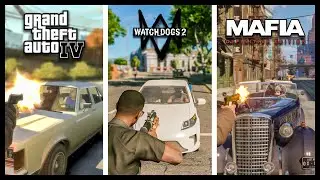 GUNS vs DRIVERS in 13 OPEN-WORLD Games (2001-2021)