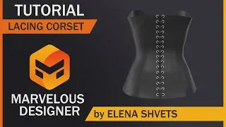 Шнуровка в Marvelous Designer быстро и легко. Lacing Project