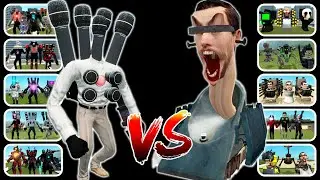 TOURNAMENT 3VS3 SKIBIDI TOILET VS MICROPHONE MAN MECHA & TITAN SPEAKERMAN IN GARRY`S MOD 2024😎