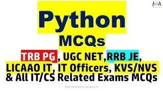 Python MCQs | Most Important Conceptual Questions for ALL CS/IT Exams