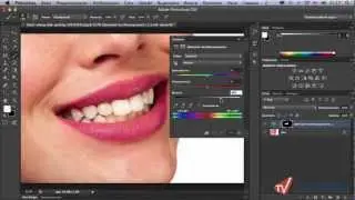 Как отбелить зубы в Photoshop CS6