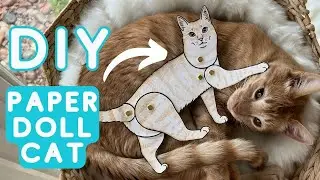 Making a Paper Doll Cat!