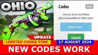 *NEW CODES August 17, 2024* Ohio ROBLOX | LIMITED CODES TIME