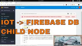 IOT with Firebase: ESP8266 send data to firebase database child node