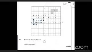 CSEC Mathematics Class - Transformation - Translation - May 04, 2021