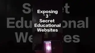 Educational Websites - Top Secret..... #website #collegestudent #students #learning #growth