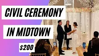 Quick Civil Ceremony at the wedding chapel NYC. New York City ONLY wedding chapel at 939 8th Ave.