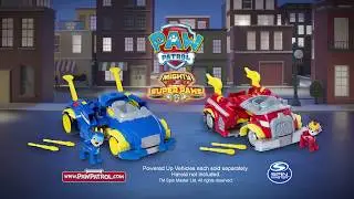 Paw Patrol, Mighty Pups Super Paws Marshall’s Powered Up Fire Truck Transforming Vehicle