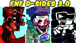 Friday Night Funkin D-Sides 3.0 VS WEEK 6 & 7 + D-Sides Mario.EXE + Cutscene (FNF MOD) (Tricky)