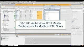 💢 How do you establish a MODBUS-RTU communication with STEP 7 (TIA Portal) for the SIMATIC S7-1200?