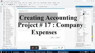 Creating Accounting Project # 17 .1: Company Expenses