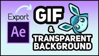 Export as GIF with Transparent Background WITHOUT Photoshop in After Effects