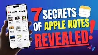 🤫 7 Apple Notes Secrets and Tips You Need to Know - Maximize Your Productivity 🎯