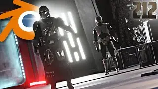 Can I RECREATE the MANDALORIAN FINALE using FREE VFX?? | Blender3D w/@edgevfx