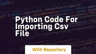 python code for importing csv file