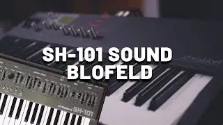 Roland SH-101 sound with Waldorf Blofeld (no talking)