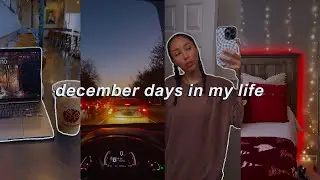 december days in my life ❆ new skincare, trying colored contacts & cleaning!