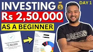 🤑 Investing Rs 2.5 Lakhs in Stock Market as Beginner (LIVE) 💰 Stock Market Se Paise Kaise Kamaye