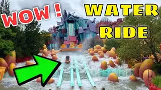 [4K] Dudley Do-Right's Ripsaw Falls POV (Water Log Ride) Islands of Adventure Universal Orlando