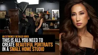 How to Photograph Beautiful Portraits in a Small Home Studio.