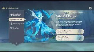 Genshin Impact - Wishful Drops Event: Life Flows On I